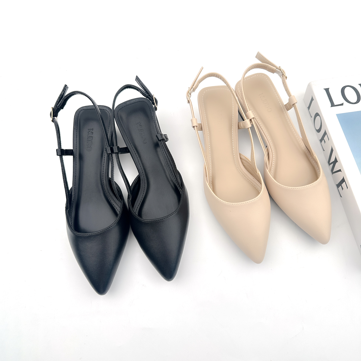 Guốc Nữ Sandal NUDDO Mũi Nhọn